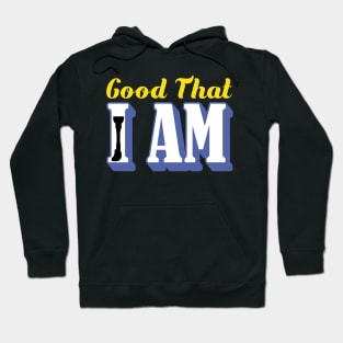 Leg Prosthetic Amptuee and Amputation Awareness Limb Joke Hoodie